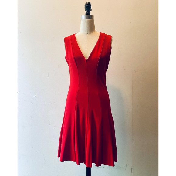 PAUL SMITH Black Label Size 38 Lipstick Red Cocktail Dress - Picture 1 of 3